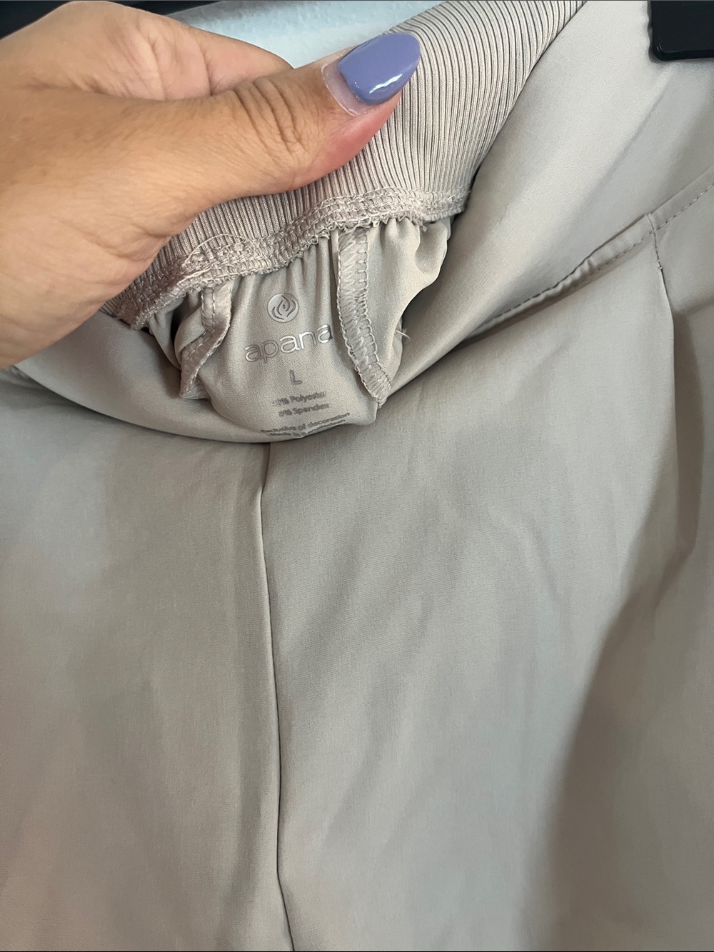 APANA Khaki Pleated Pull On Wicking Golf Pants - Picture 3 of 4